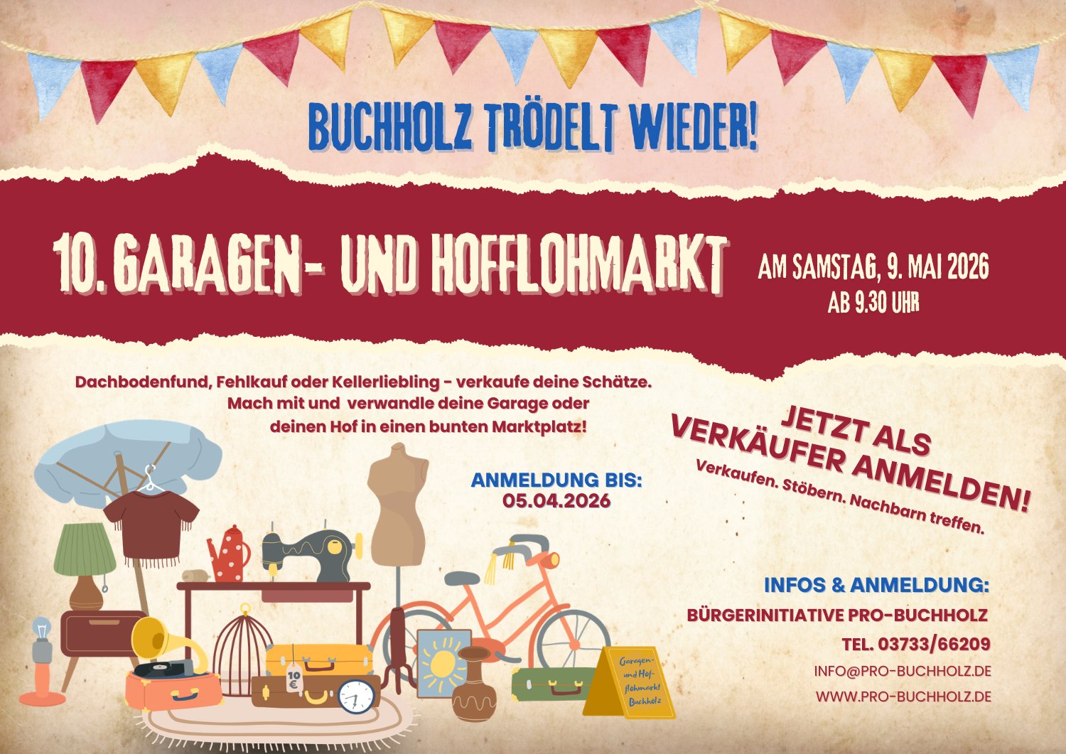 10. Garagen- und Hofflohmarkt in Buchholz