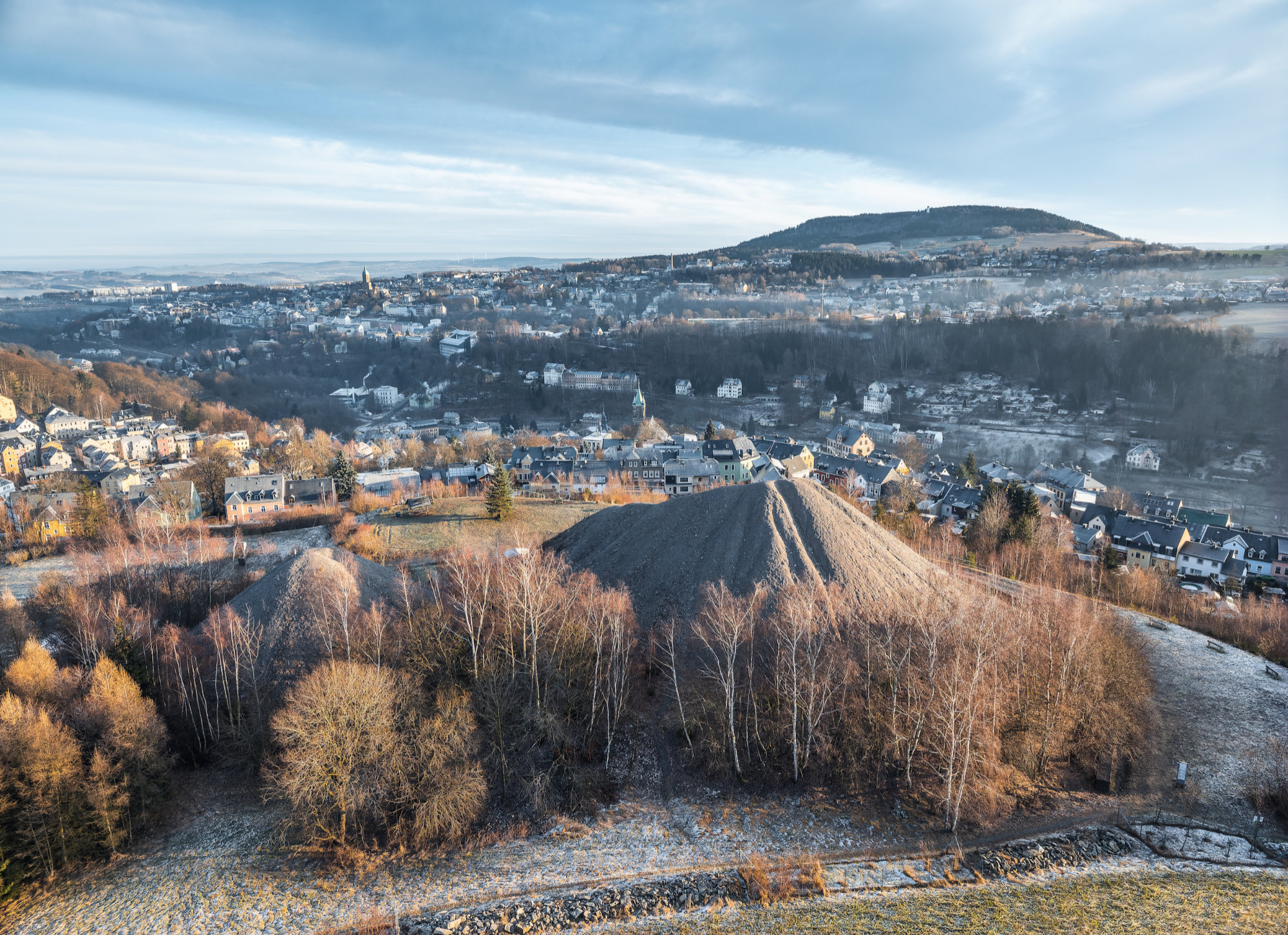 Terrakonikhalde 116 mit Blick auf Annaberg-Buchholz